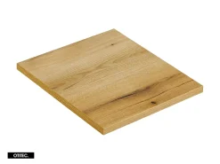 Otitec Meuble sous vasque de 50 cm - avec plan - Oak - 2 portes - VOLTA OAK