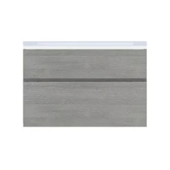Meuble Buanderie|Meuble Sous-Vasque|Cooke & Lewis Meuble sous vasque effet chêne clair l.90 x H.57 x P.50 cm 2 tiroirs, Calao