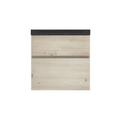 Meuble Buanderie|Meuble Sous-Vasque| Meuble sous vasque effet chêne artisan l.60 cm 2 tiroirs, Calao