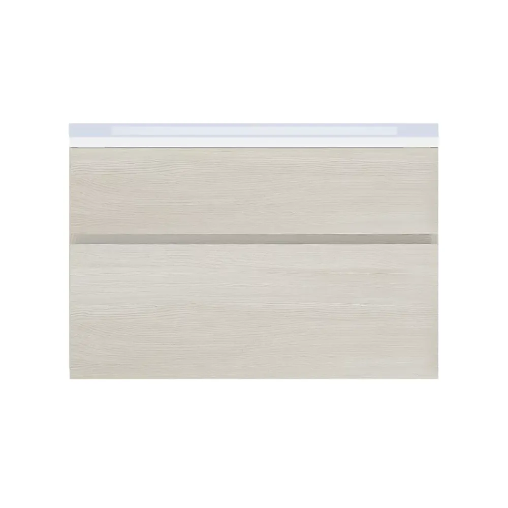 Cooke & Lewis Meuble sous vasque effet chêne l.90 x H.57 x P.50 cm 2 tiroirs, Calao