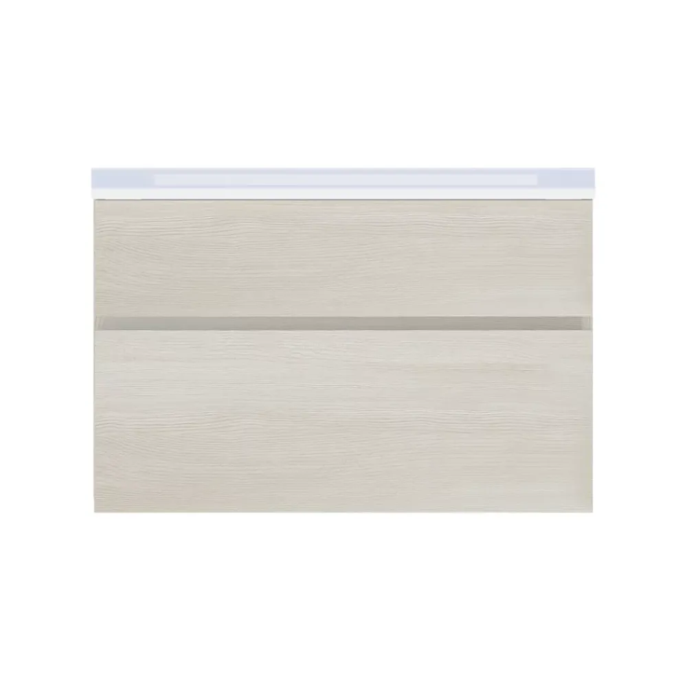 Cooke & Lewis Meuble sous vasque effet chêne l.90 x H.57 x P.50 cm 2 tiroirs, Calao