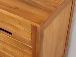 Meuble Sous-Vasque|Vente-unique Meuble sous vasque en bois d'acacia - 130 cm - PULUKAN