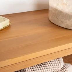 Wanda Collection Meuble sous vasque en teck Mya 130 cm