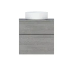 Cooke & Lewis Meuble sous vasque faible profondeur effet chêne clair l.60 cm 2 tiroirs, Calao