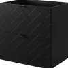 Furnidea Meuble sous vasque MADIS NOIR 60 cm B