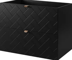 Meuble Sous-Vasque|Furnidea Meuble sous vasque MADIS NOIR 60 cm G