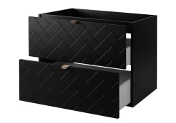 Meuble Sous-Vasque|Furnidea Meuble sous vasque MADIS NOIR 60 cm G