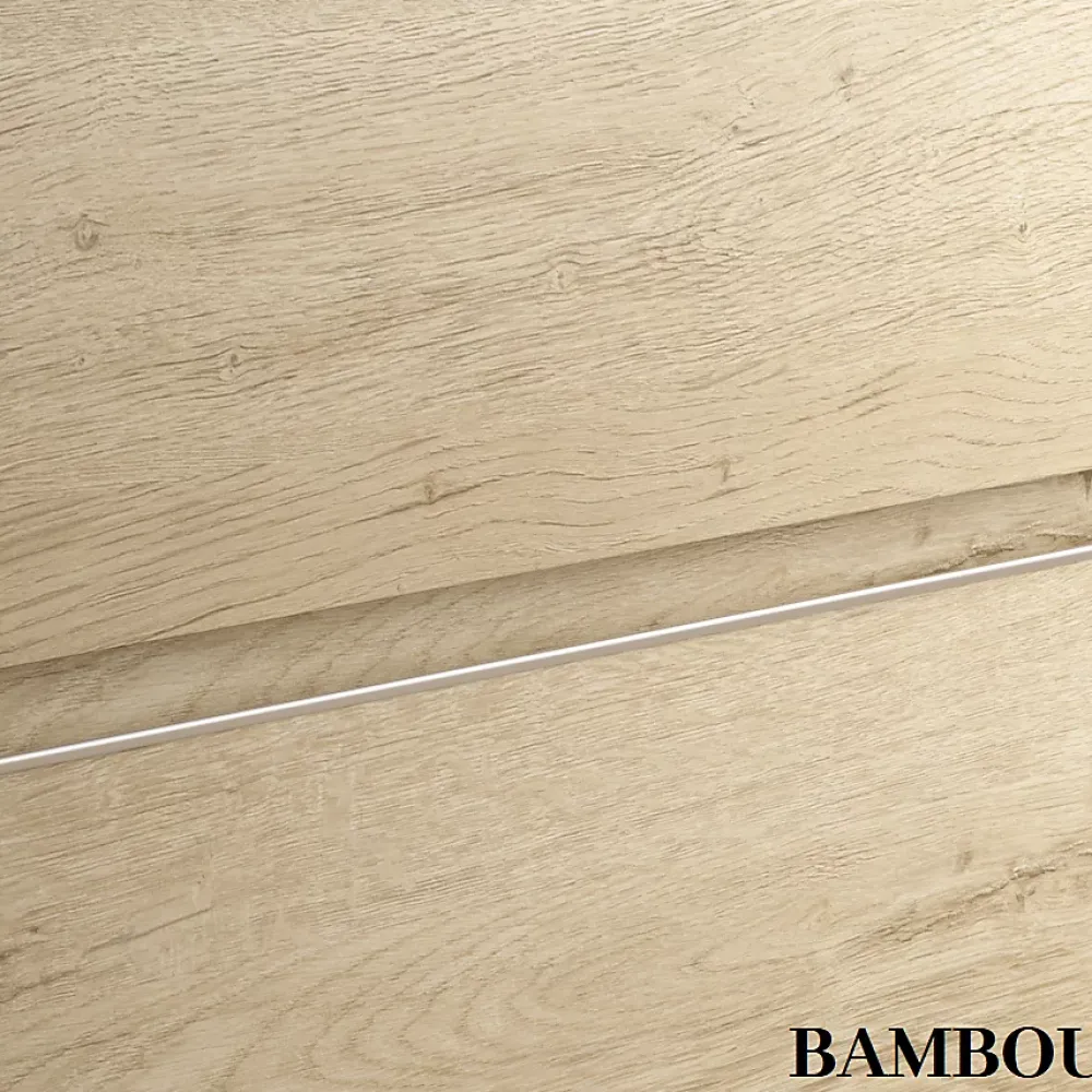 Meuble Sous Lavabo|Cosyneo Meuble sous vasque seul, 2 tiroirs, 80cm, simple vasque - bambou (chêne clair) - BALEA