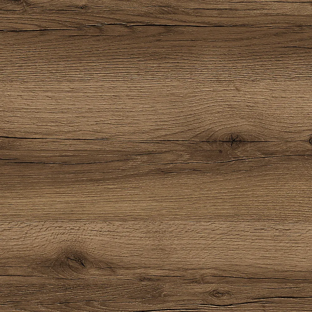 Cosyneo Meuble sous vasque seul, 2 tiroirs et 1 porte, 80cm, vasque déportée droite - tabaco (bois foncé) - ZARZA