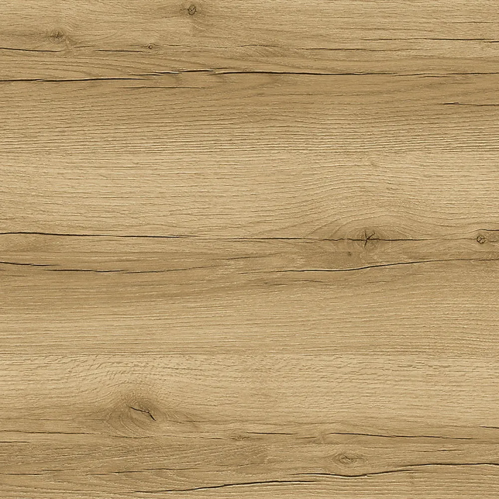 Cosyneo Meuble sous vasque seul, 2 tiroirs et 1 porte, 80cm, vasque déportée droite - madera miel (bois clair) - ZARZA