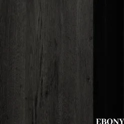 Meuble Sous Lavabo|Cosyneo Meuble sous vasque seul, 3 tiroirs, 80cm, simple vasque - ebony (bois noir) - PALMA