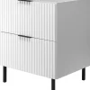 Furnidea Meuble sous vasque sur pieds FLOW blanc 60 cm