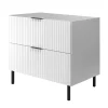 Meuble Sous Lavabo|Furnidea Meuble sous vasque sur pieds FLOW blanc 80 cm