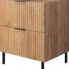 Meuble Sous Lavabo|Furnidea Meuble sous vasque sur pieds FLOW chêne craft 60 cm