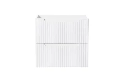 Meuble Sous-Vasque|Furnidea Meuble sous vasque suspendu 2 tiroirs NOVA BLANC 60 CM