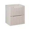 Meuble Sous-Vasque|Furnidea Meuble sous vasque suspendu 2 tiroirs NOVA CACHEMIRE 50 CM