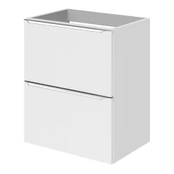 Meuble Buanderie|Meuble De Salle De Bains Faible Profondeur|GoodHome Meuble sous vasque suspendu faible profondeur blanc brillant l.50 x H.60 x P.36 cm, Imandra