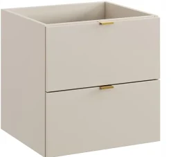 Furnidea Meuble sous vasque suspendu DALIA cachemire 50 cm