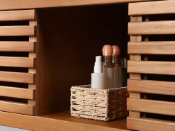 Meuble Sous-Vasque|Vente-unique Meuble sous vasque suspendu en bois d'acacia - 130 cm - PENEBEL