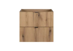 Meuble Sous-Vasque|Furnidea Meuble sous vasque suspendu 2 tiroirs NOVA OAK 50 CM