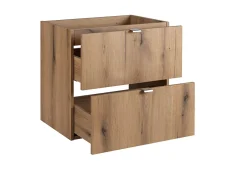 Meuble Sous-Vasque|Furnidea Meuble sous vasque suspendu 2 tiroirs NOVA OAK 50 CM