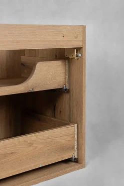 Meuble Sous-Vasque|Furnidea Meuble sous vasque suspendu 2 tiroirs NOVA OAK 50 CM
