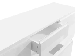 Vente-unique Meuble sous vasque suspendu - Blanc - 150 cm - JIMENA II