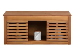 Meuble Sous-Vasque|Vente-unique Meuble sous vasque suspendu en bois d'acacia - 90 cm - PENEBEL