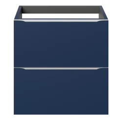 GoodHome Meuble sous vasque suspendu bleu nuit mat l.60 x H.60 x P.45 cm, Imandra