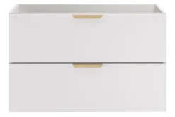 Furnidea Meuble sous vasque suspendu ASTER blanc 80 cm