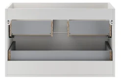 Furnidea Meuble sous vasque suspendu ASTER blanc 80 cm