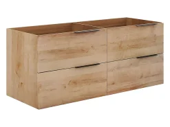 Meuble Sous-Vasque|Vente-unique Meuble sous vasque suspendu - Naturel clair - 120 cm - NISAYA