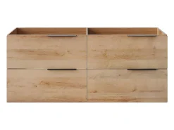 Meuble Sous-Vasque|Vente-unique Meuble sous vasque suspendu - Naturel clair - 120 cm - NISAYA