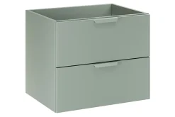 Meuble Sous Lavabo|Furnidea Meuble sous vasque suspendu ASTER vert 60 cm