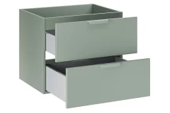 Meuble Sous Lavabo|Furnidea Meuble sous vasque suspendu ASTER vert 60 cm