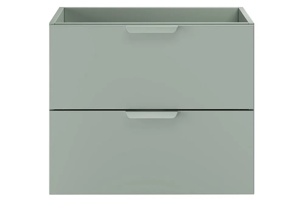 Meuble Sous Lavabo|Furnidea Meuble sous vasque suspendu ASTER vert 60 cm