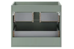 Meuble Sous Lavabo|Furnidea Meuble sous vasque suspendu ASTER vert 60 cm