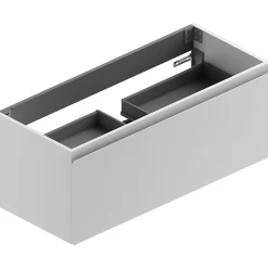 Meuble sous vasque suspendu blanc l.120 cm, Pura