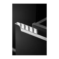 Meuble Sous-Vasque|Meublorama Meuble sous vasque VANTA 80 cm noir Meuble suspendu avec 2 tiroirs