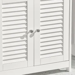 Meuble Sous Lavabo|Sobuy Meuble sous-Lavabo Meuble de Salle de Bain - 2 Portes, FRG237-II-W,