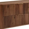 Meuble Vasque|Furnidea Meuble sous-vasque à suspendre GLAMOUR coloris noyer foncé 100 cm