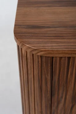 Meuble Vasque|Furnidea Meuble sous-vasque à suspendre GLAMOUR coloris noyer foncé 100 cm