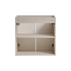 Meuble Sous-Vasque|Petits-Meubles Meuble sous-vasque 160cm 4 portes panier à linge Manoa Cachemire et Bois
