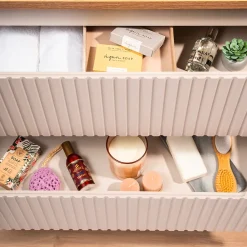 Petits-Meubles Meuble sous-vasque 80cm 2 tiroirs Riva Cachemire