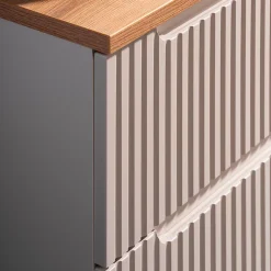 Petits-Meubles Meuble sous-vasque 80cm 2 tiroirs Riva Cachemire