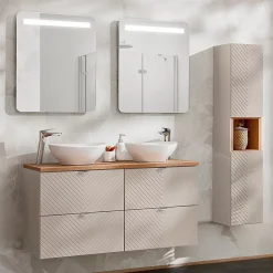 Meuble Sous-Vasque|Petits-Meubles Meuble sous-vasque 120cm 4 tiroirs Manoa Cachemire