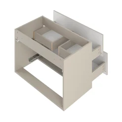 Petits-Meubles Meuble sous-vasque 80cm Ellie Cachemire
