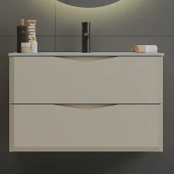 Petits-Meubles Meuble sous-vasque 80cm Ellie Cachemire