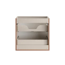 Meuble Sous-Vasque|Petits-Meubles Meuble sous-vasque 100cm panier à linge Alba Cachemire