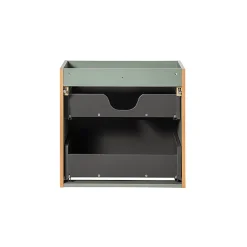 Meuble Sous-Vasque|Petits-Meubles Meuble sous-vasque 160cm panier à linge Jade Vert et Bois